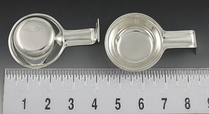 NEAT TIFFANY & CO STERLING INDIVIDUAL ASHTRAYS  