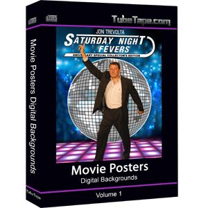 Movie Poster Digital Backgrounds / Backdrops Chromakey  