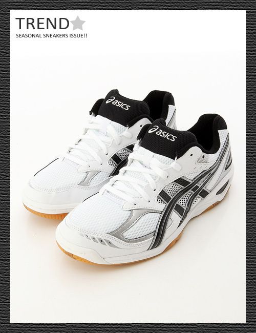   ASICS Rote Livre FL4 Volley Ball Badminton Shoes White / Black  