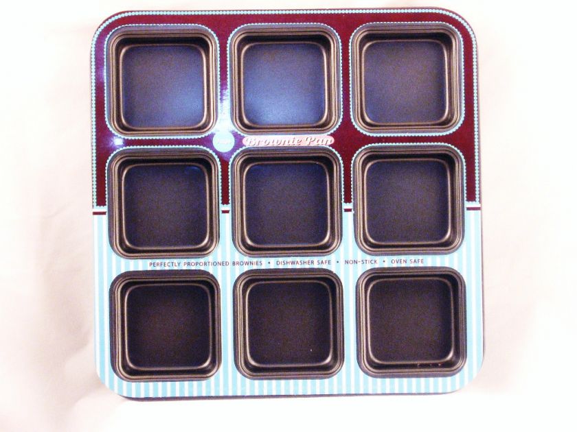   Brownie Squares Bars Cake Pan Baking Mold   NEW     