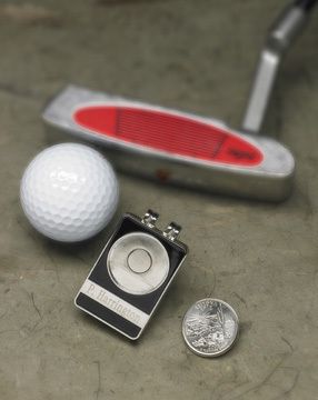 Personalized State Quarter Ball Marker/Belt Clip Gift  