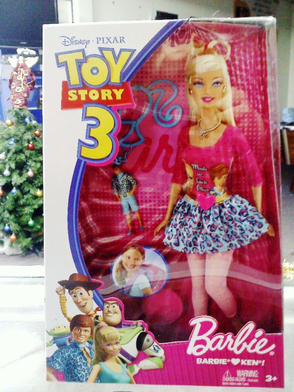 TOY STORY 3 BARBIE DOLL BARBIE LOVES KEN (BRAND NEW)  