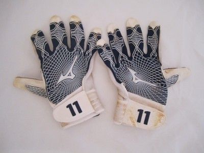 BRETT GARDNER GAME USED BATTING GLOVES (PAIR) NEW YORK YANKEES  