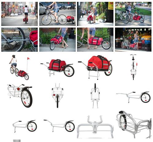 Bicycle Trailer, Cargo Carrier  