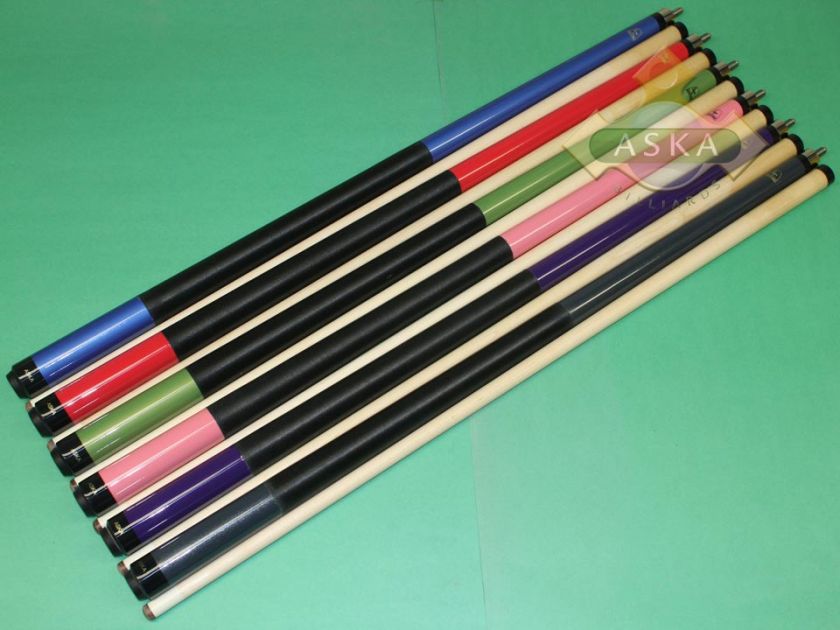 Billiard pool cue set Aska L20 6 Cue Sticks Set Maple  