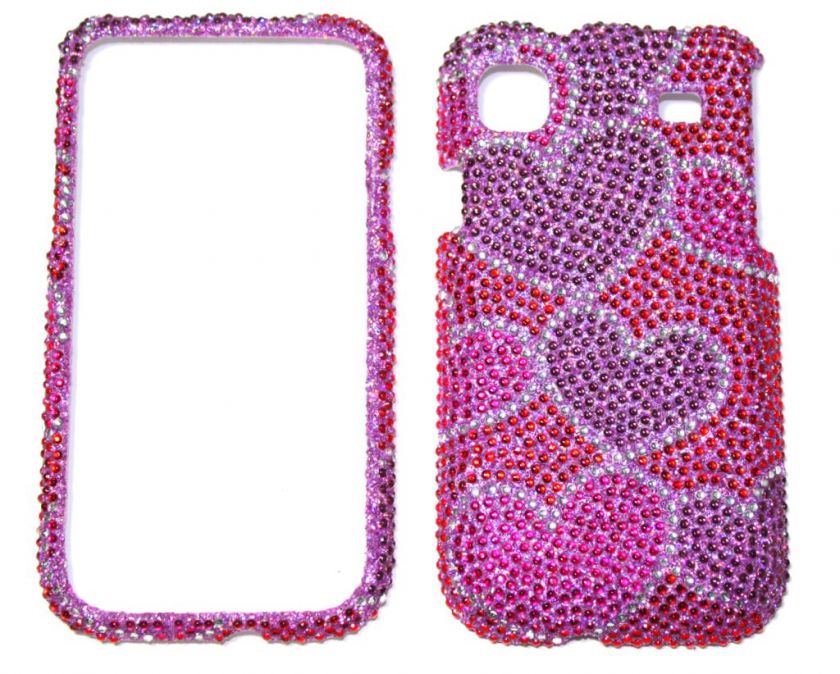 PINK Heart DIAMOND Bling Cover for SAMSUNG VIBRANT T959  