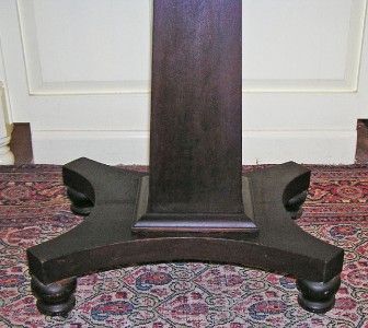 Classical Period Mahogany Flip Top Card Table C. 1860  