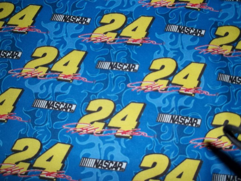 Nascar Jeff Gordon #24 Oblong Changing Table Sheet  