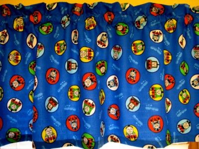 THOMAS THE TANK TRAIN CIRCLE OF FRIENDS KIDS CURTAIN VALANCE 53 W X 