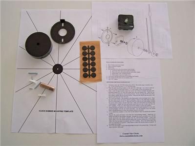 Large 36 Wall Clock Kit w/ 17.5 Hands  Motor & Mount  