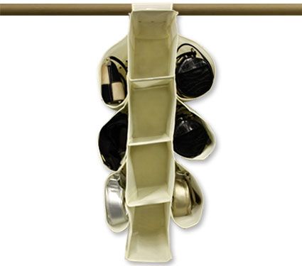 Hanging HANDBAG ORGANIZER for Closet Hanger NEW  