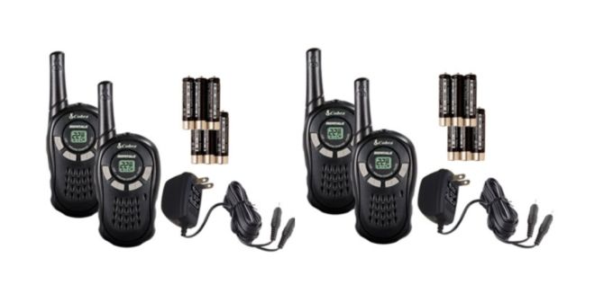 PAIR COBRA CXT125 16 Mile Walkie Talkies 2 Way Radios 028377908965 