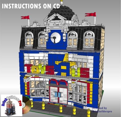 Custom Instructions Toys Store Lego ®, r Us 10218 10185 10182 10190 