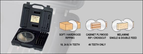 Amana 658040 8 x 46t Dado Set , 5/8 Bore  