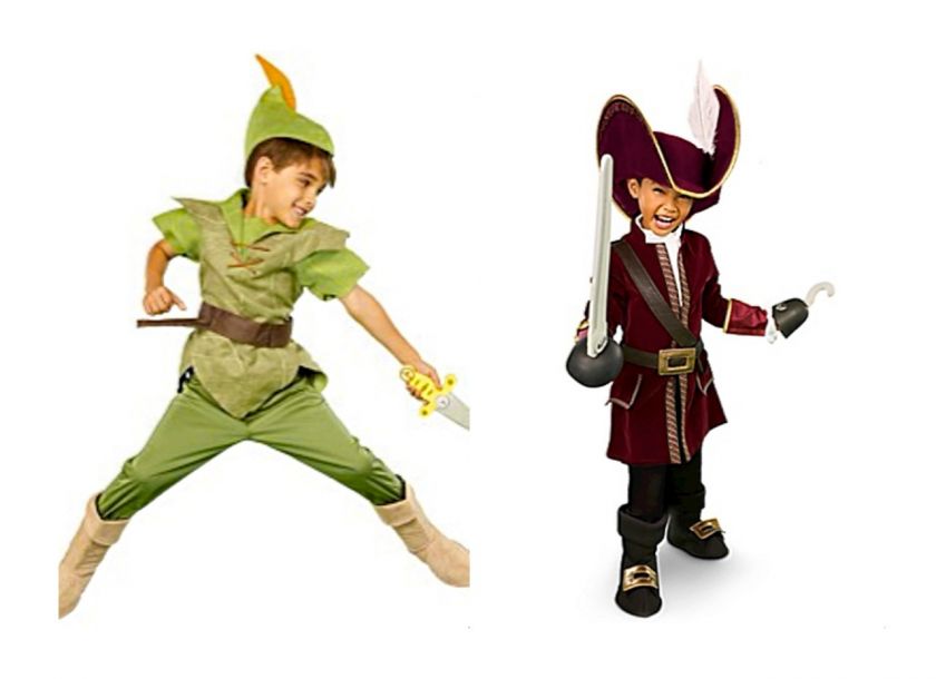 NEW  Boys Halloween Costumes   Pick Peter Pan or Captain 