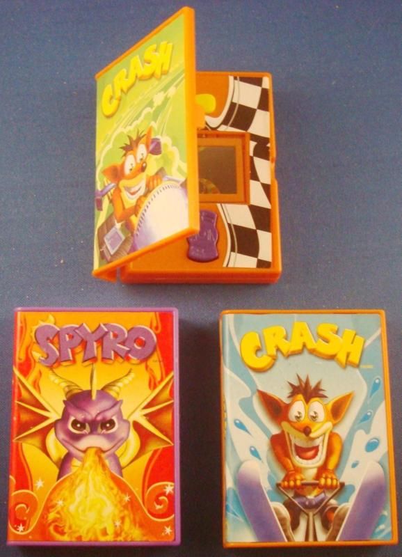  of 6 SPRYO & CRASH BANDICOOT mini Electronic handheld Happy Meal toy 