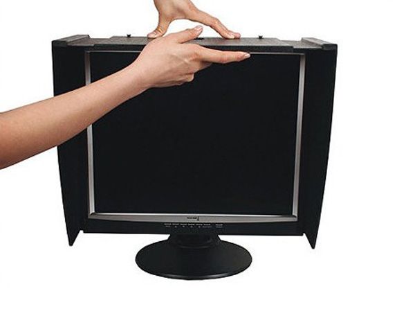   Universal Screen Monitor PC Hood Suitable For all LCD and CRT Monitors