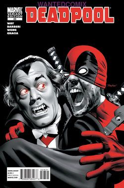 DEADPOOL #28 VAMPIRE VARIANT MIKE MAYHEW DRACULA MARVEL COMIC BOOK NEW 