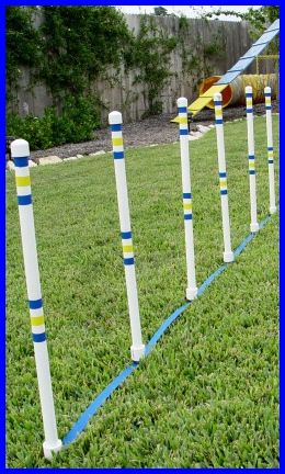 DO IT YOURSELF WEAVE POLE KIT   DOG AGILITY EQUIPMENT  