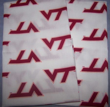 Virginia Tech Hokies VT 2 Sided Cotton Towels Set  