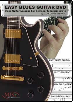 EASY BLUES GUITAR DVD 2 Hours Beginner Advanced Lessons  