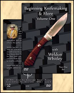 Beginning Knifemaking & More with W. Whitley (2 DVDs)  