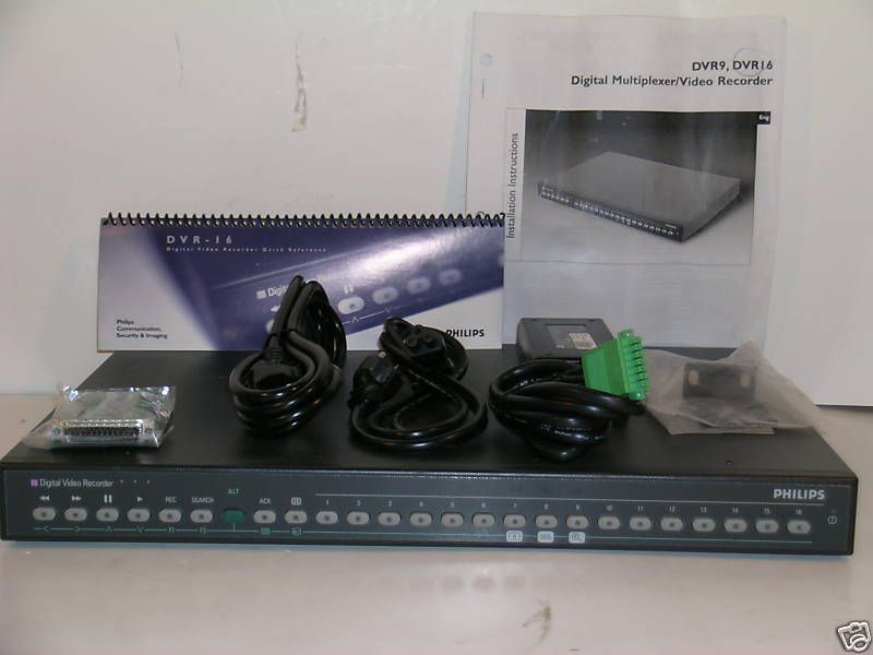 PHiLiPS DVR16 16 CHANNEL COLOR DUPLEX DVR  