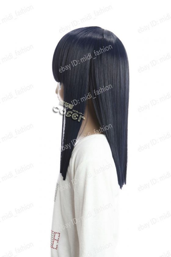 One Piece Nico·Robin Cosplay Black Wig Costume 45Cm  