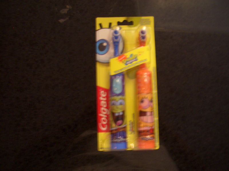 Colgate Sponge Bob Electric Toothbrush w/ batteries  