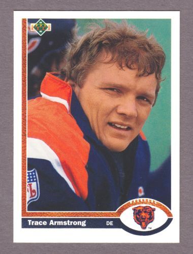 TRACE ARMSTRONG   91 UPPER DECK   BEARS #342   EX  