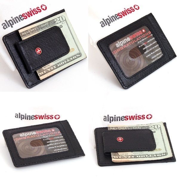   Magnet Slim Thin Front Pocket Wallet Alpine Swiss ID & Cards  