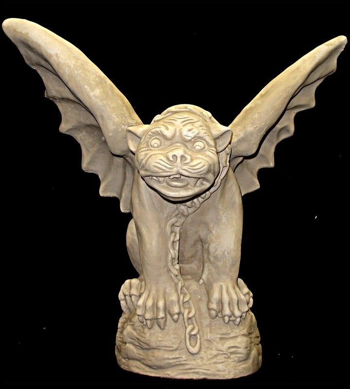 Huge Winged Gargoyle Statue Home Garden Art Sculpture  