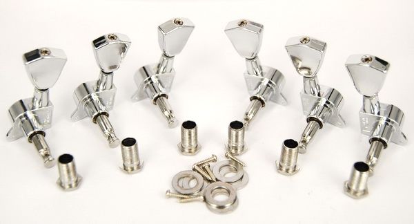 Chrome Tulip Keystone Vintage LP Type Guitar Tuners  