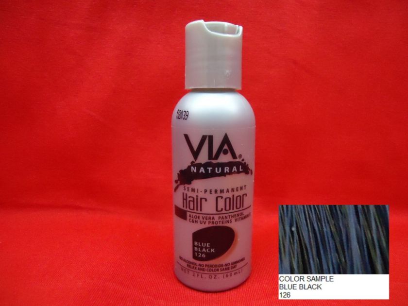 Via Natural Semi Permanent Hair Color, All colors  