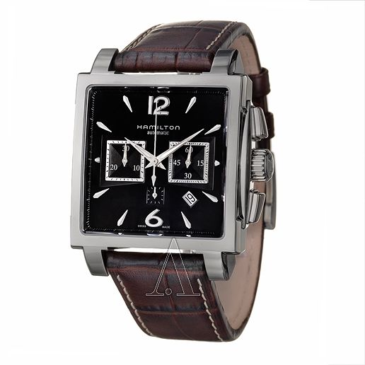 Hamilton Jazz Master Square Auto Chrono Mens Automatic Watch 