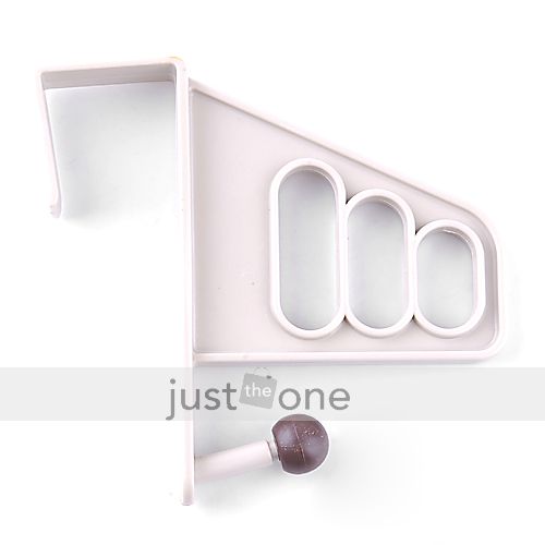 Home Over Door Plastic Towel Clothes Bag Hanger Hook  