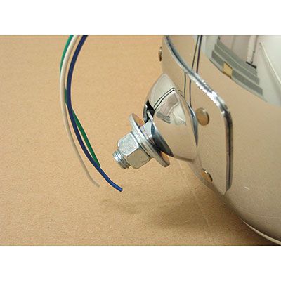 Chrome OEM Style 7 Diameter DOT Headlight for Harley  