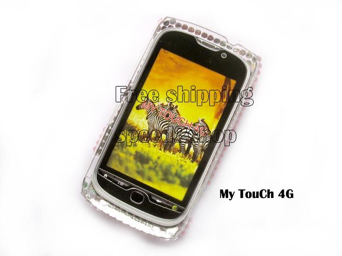 Hello kitty Rhinestone Bling Case for HTC MyTouch 4G  