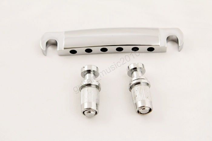 Chrome Tuneomatic Bridge Tailpiece For Gibson Les Paul  