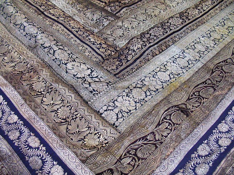 Vintage Zari Indian Luxury Coverlet Bedspread Bedding  