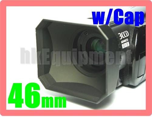 46mm 46 Lens Hood+Cap JVC Everio GZ HD3 HD7 MG530 MG730  