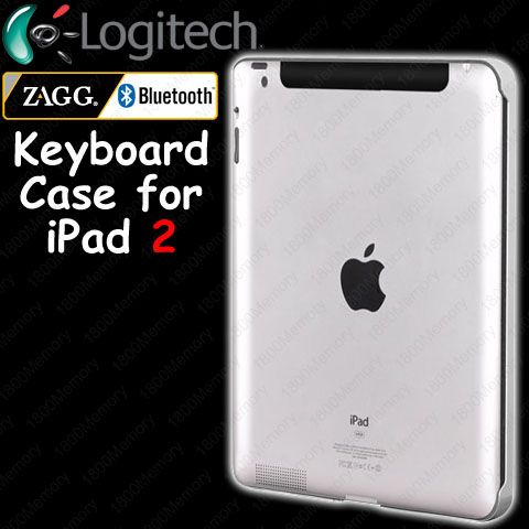 GENUINE Logitech Keyboard Case ZAGG for iPad 2 ZaggMate  