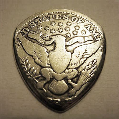   COIN PICK Antique Barber Eagle for Guitar Dobro Mandolin Ukulele Banjo