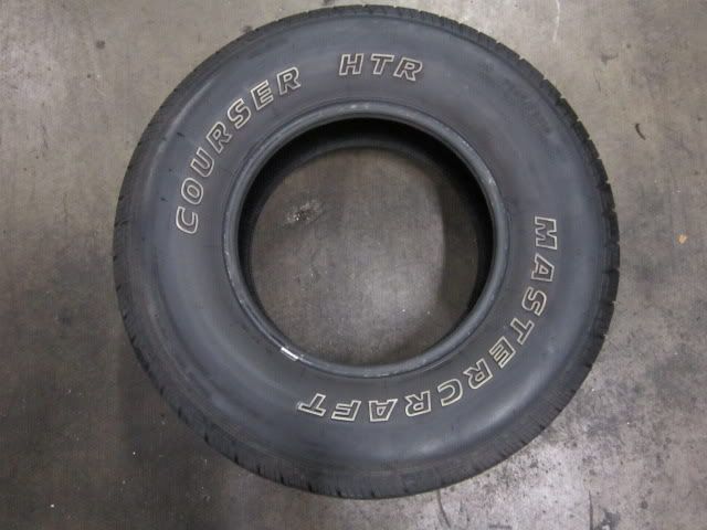 ONE MASTERCRAFT COURSER HTR 265/75/16 TIRE (WC2450) 7 8/32  