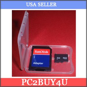 2GB MICRO SD MEMORY CARD FOR SAMSUNG ST65, ST70 CAMERA  