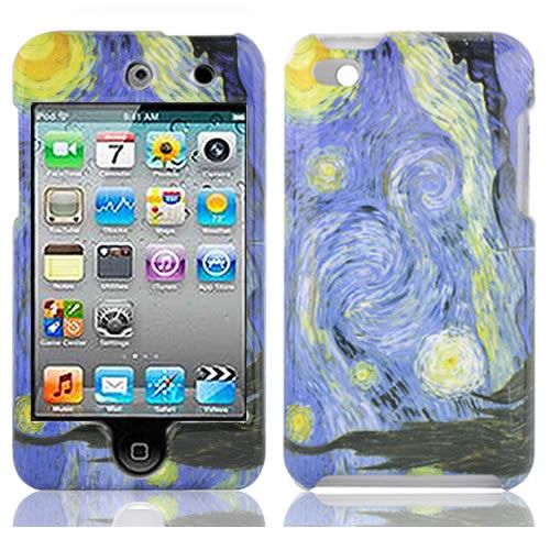 Ipod Touch 4G 4th Gen Starry Night Hard Case Cover +LCD  