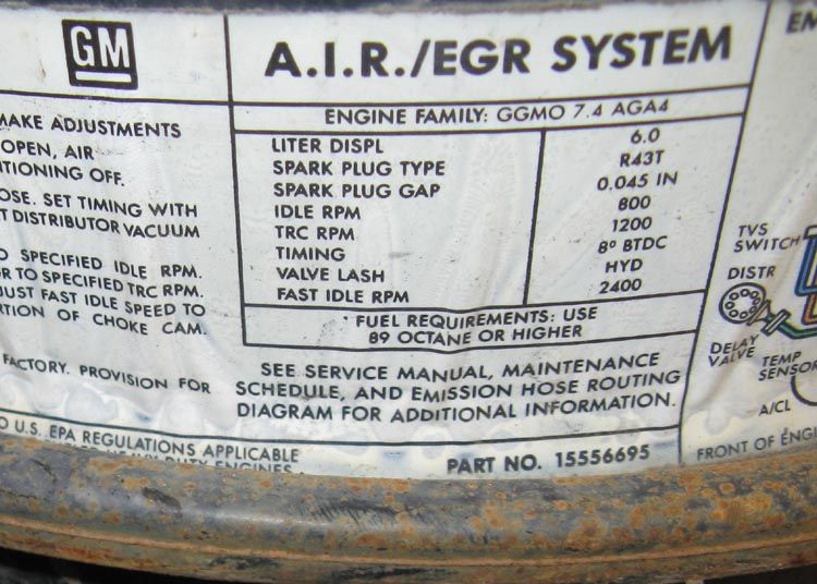 1986 GMC BUS MOTOR