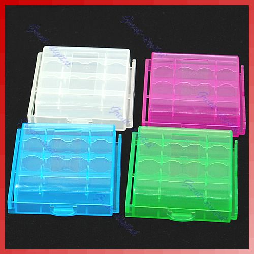 Hard Plastic Case Holder Storage Box AA AAA Battery  