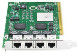 HP NC340T Quad Port Gigabit NIC 389996 001  