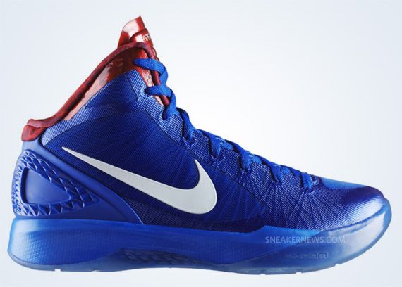 NIKE HYPERDUNK 2011 TREASURE BLUE/RED KOBE LEBRON BLAKE LIMITED 